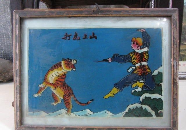 玻璃画制作方法——起稿