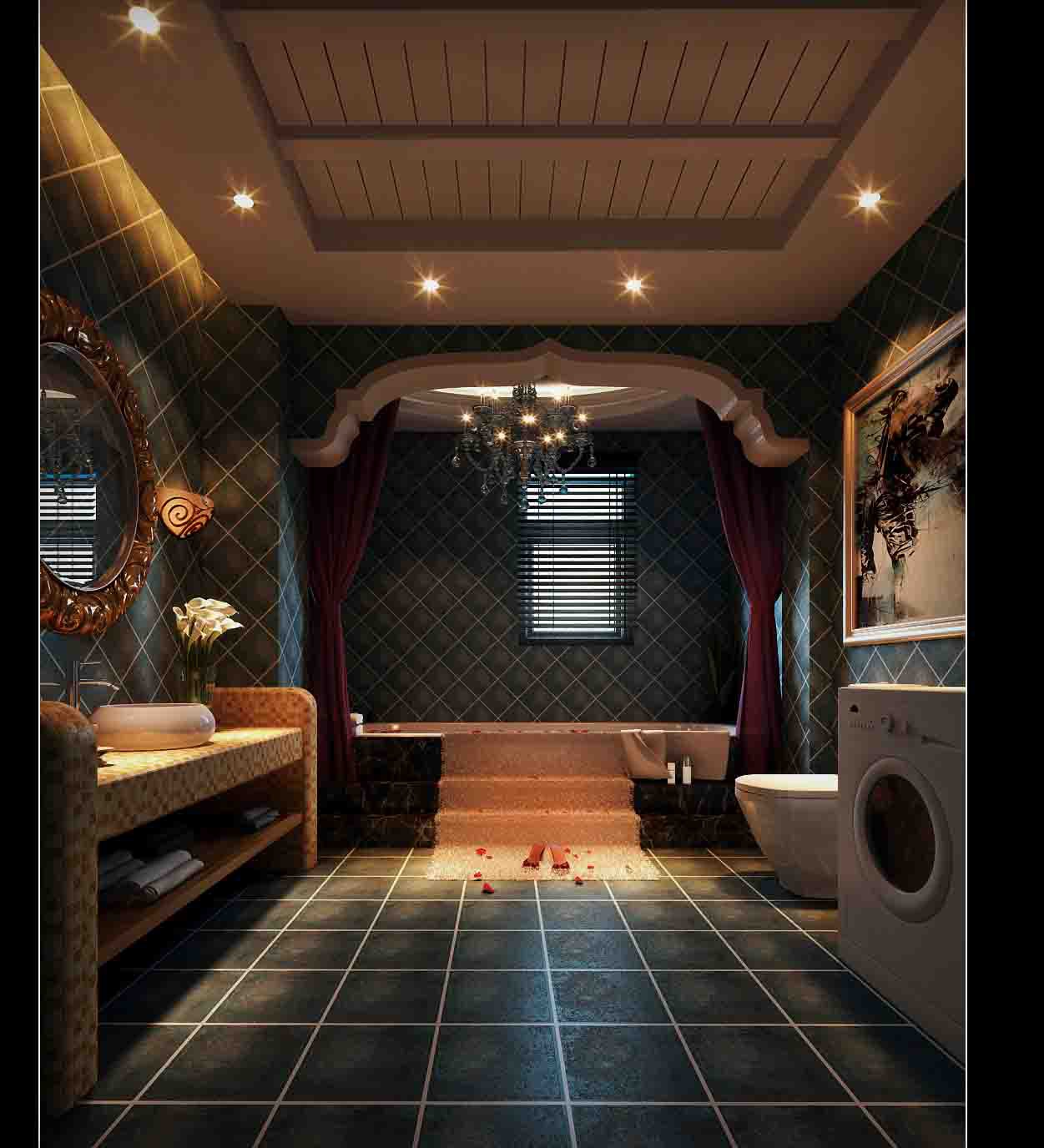 哈尔滨效果图展区装修效果图