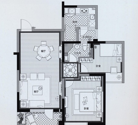 石家庄紫晶悦城装修效果图