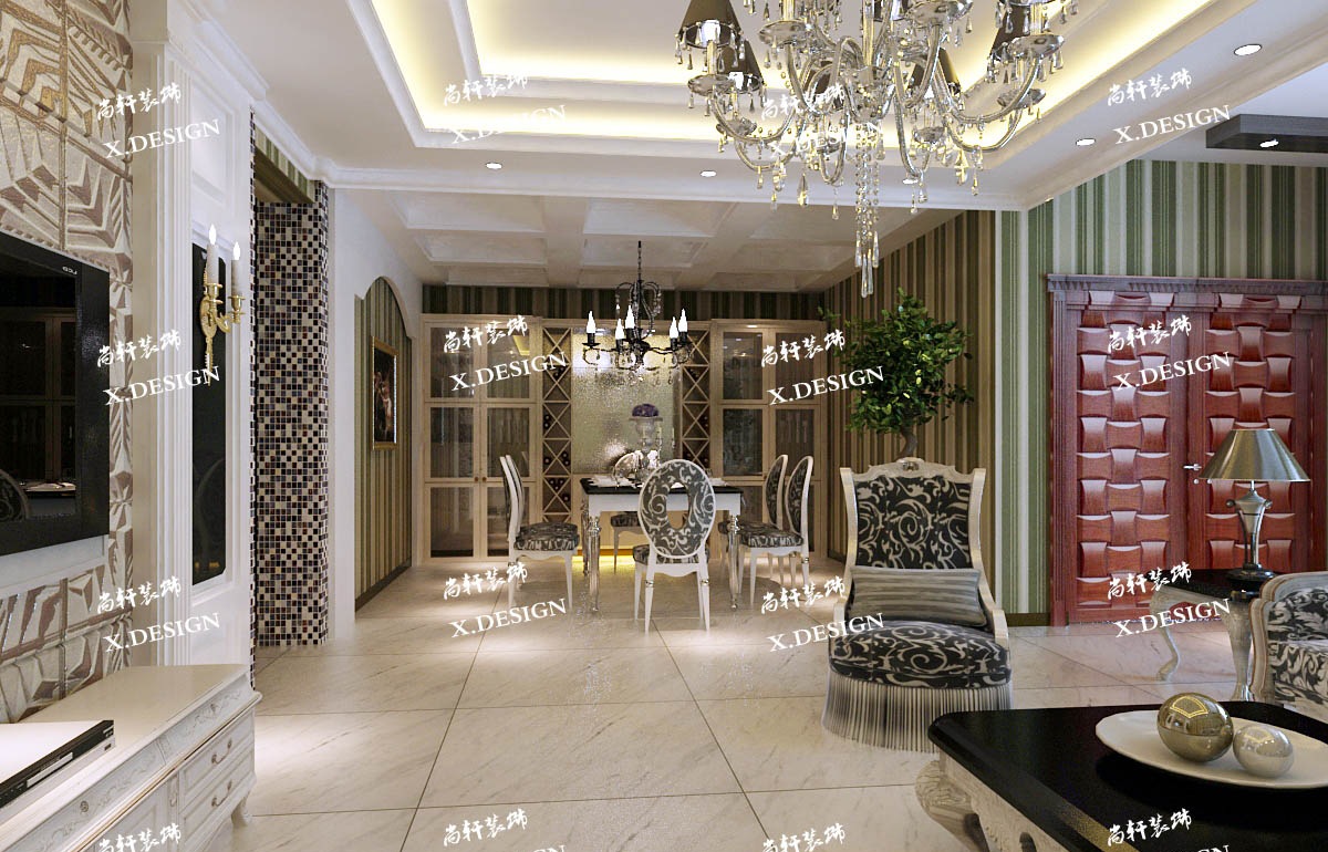 西安自建别墅装修效果图