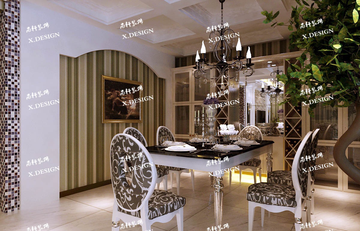 西安自建别墅装修效果图