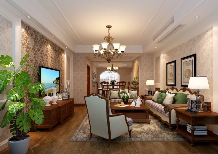 ���Ļ�԰װ��Ч��ͼ