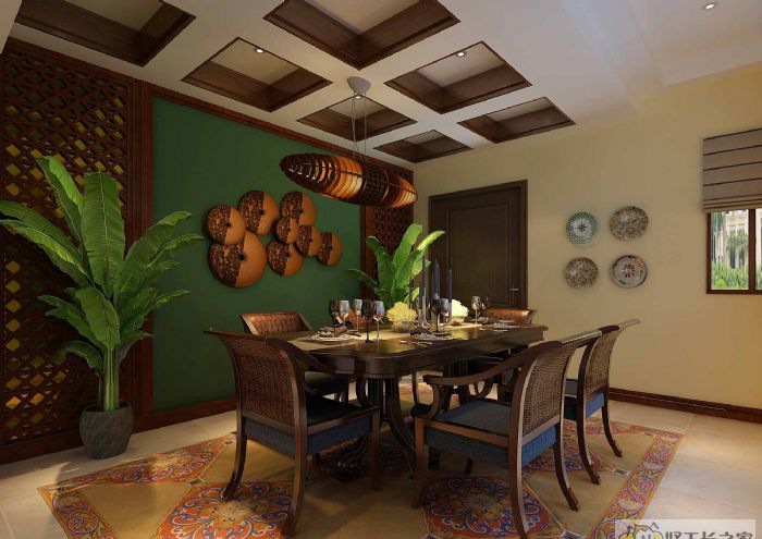 淄博御泉湾(一层)装修效果图