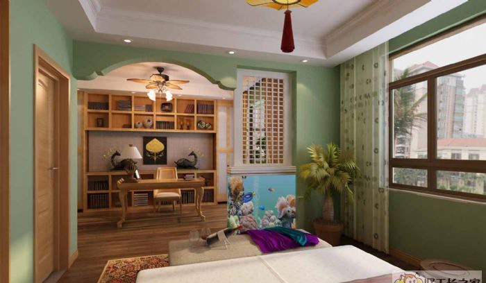 淄博御泉湾(二层)装修效果图