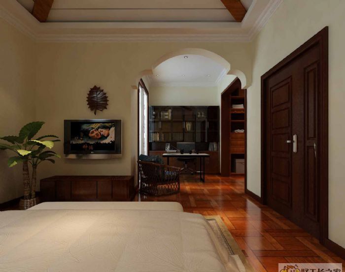 淄博御泉湾(三层)装修效果图