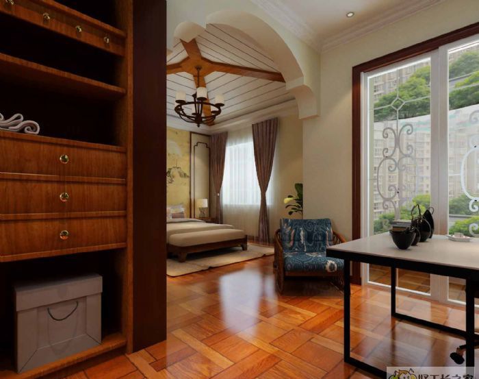 淄博御泉湾(三层)装修效果图