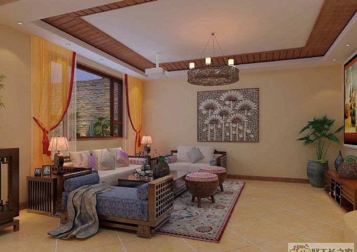 淄博御泉湾(负一层)装修效果图