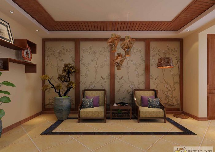 淄博御泉湾(负一层)装修效果图