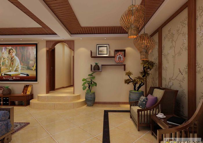 淄博御泉湾(负一层)装修效果图