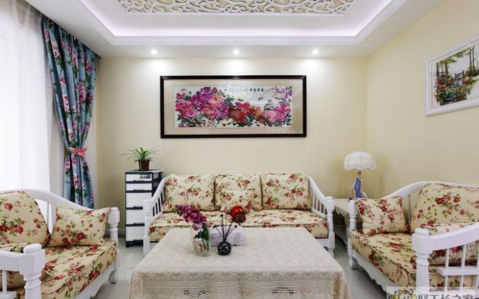 成都翡翠城120平米现代风格实景案例装修效果图