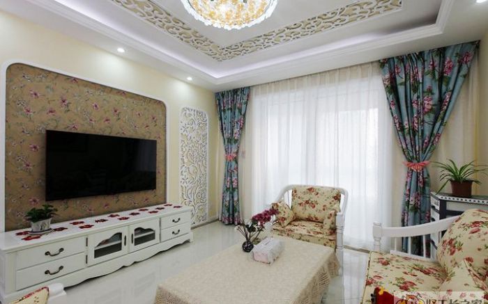 成都翡翠城120平米现代风格实景案例装修效果图