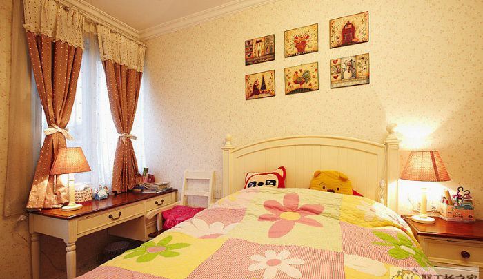 成都招商大魔方170平米欧式风格装修效果图