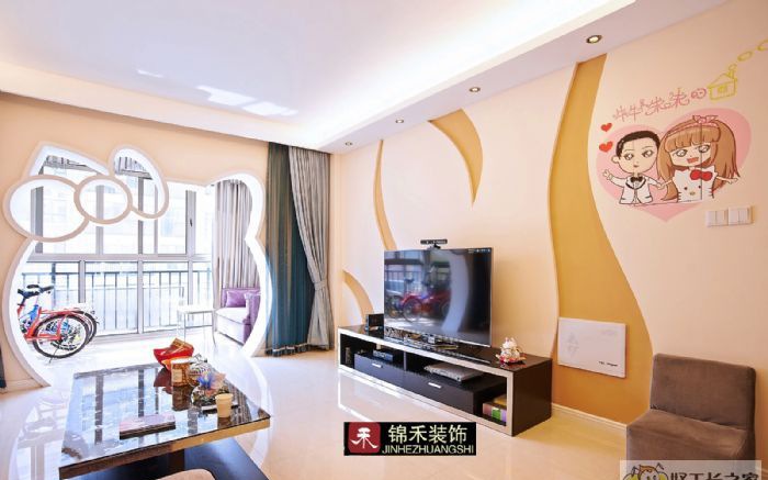 张家口金鹰花园装修效果图