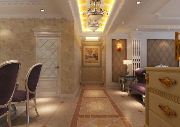 石家庄和平医学院士官学院家属楼装修效果图