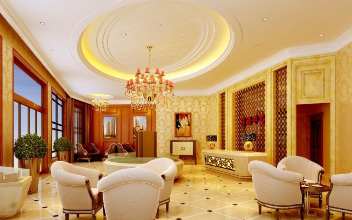 石家庄小时代售楼部装修效果图