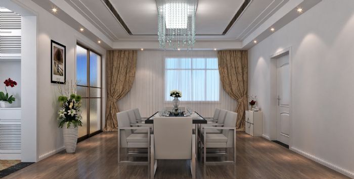 汉中滨江半岛复式楼装修效果图