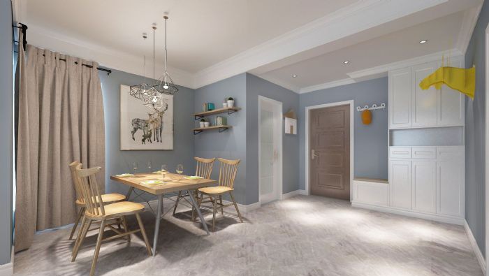 淮南上郑广场简约风格装修效果图