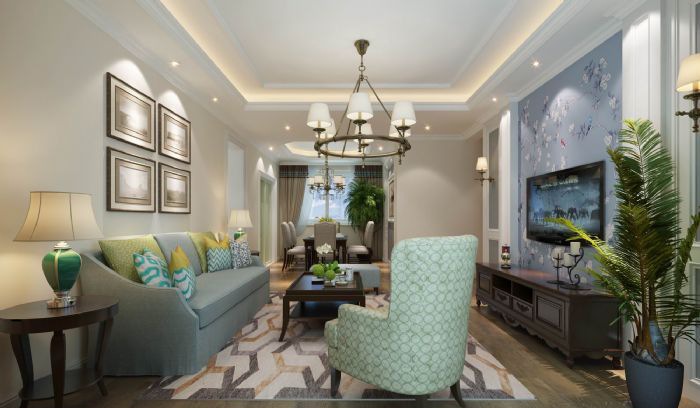 ����������ɫ��ͥװ��Ч��ͼ