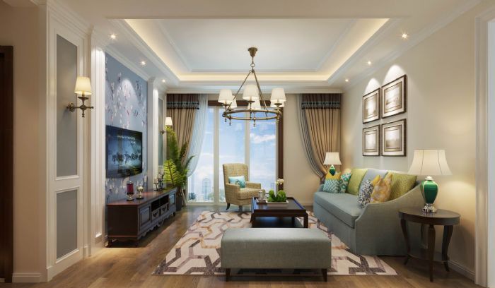 ����������ɫ��ͥװ��Ч��ͼ