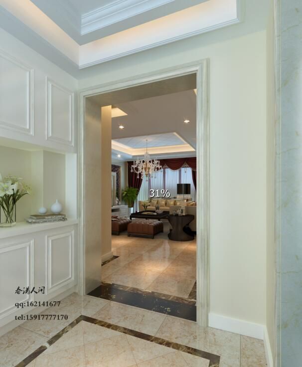 重庆国际社区江御2-25-5装修效果图