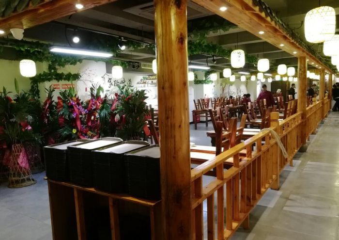 杭州米加家大食堂装修效果图