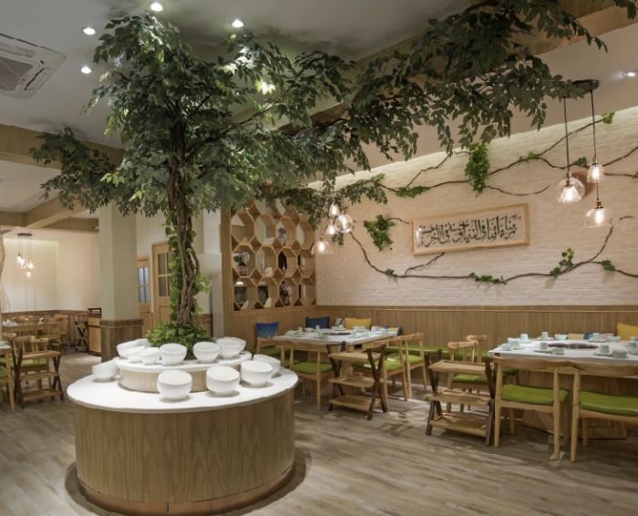 上海万达广场餐饮店装修效果图