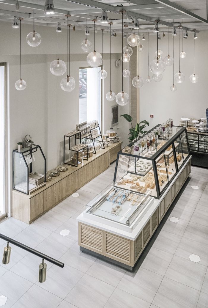 上海人民广场甜品店装修效果图