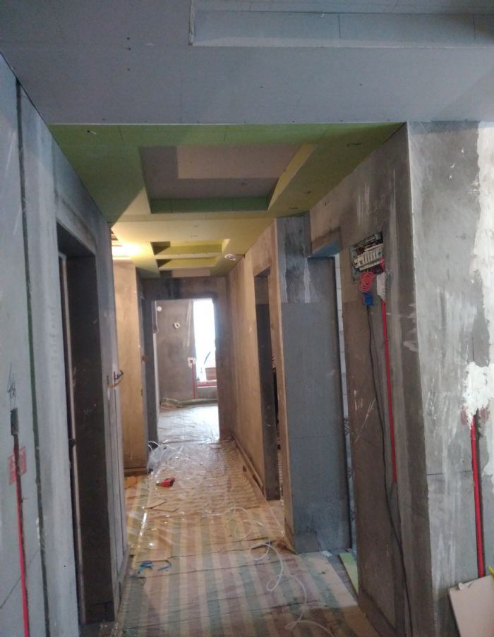 郑州航海路裕华园施工工地装修效果图