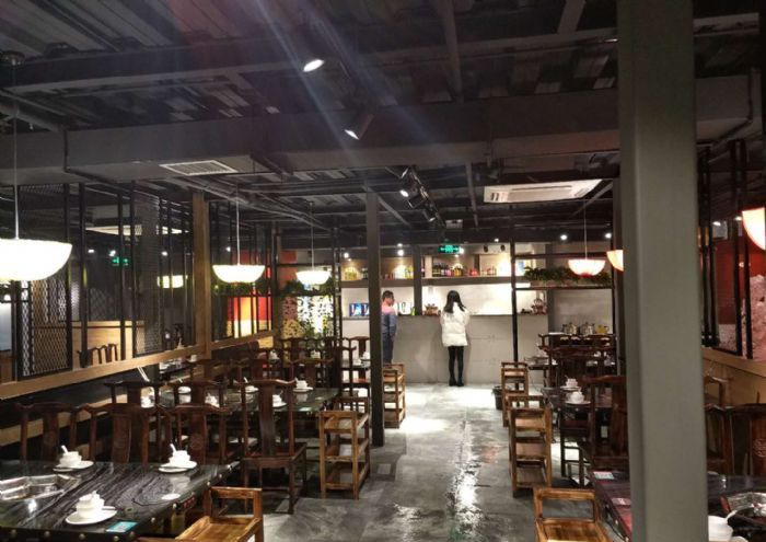 杭州天城东路御府川香火锅店装修效果图
