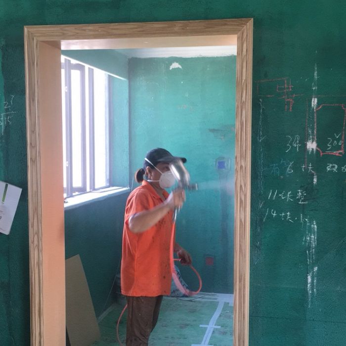 深圳施工现场实拍装修效果图