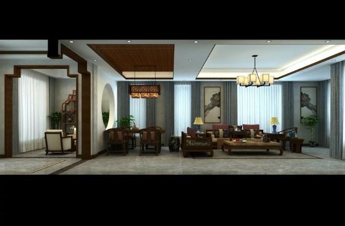 石家庄莲花别墅装修效果图