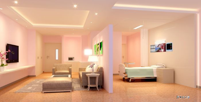 �Ϻ��ο�ҽԺ��4000ƽ��580������װ��Ч��ͼ