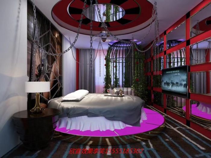 哈尔滨主题酒店装修效果图