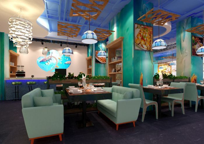 长沙步行街庙街商铺装修效果图