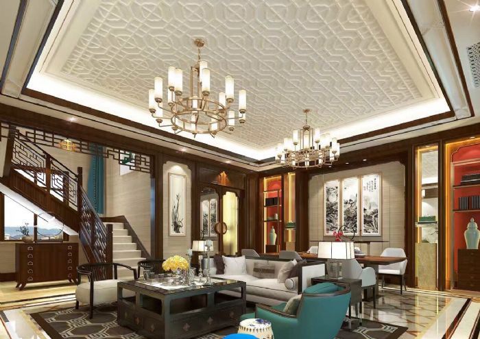 济南绿城百合花园装修效果图