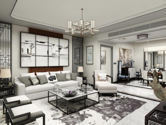 西安曲江万科翡翠国际装修效果图