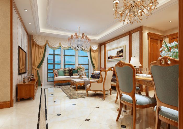 西安安城御花园装修效果图