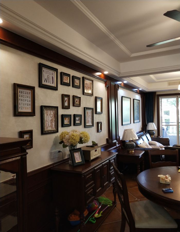 杭州富春壹号院小区(复古美式风格)装修效果图