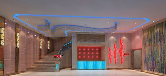 广州太和铜锣湾水疗会装修效果图