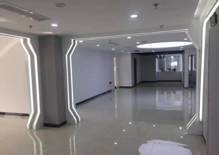 石家庄润江慧谷办公室,1000平米,68万装修效果图