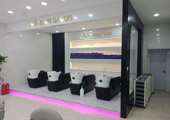 石家庄A. S美发店,200平米,26万装修效果图