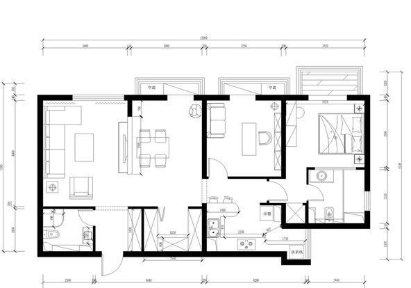 石家庄盛邦大都会装修效果图
