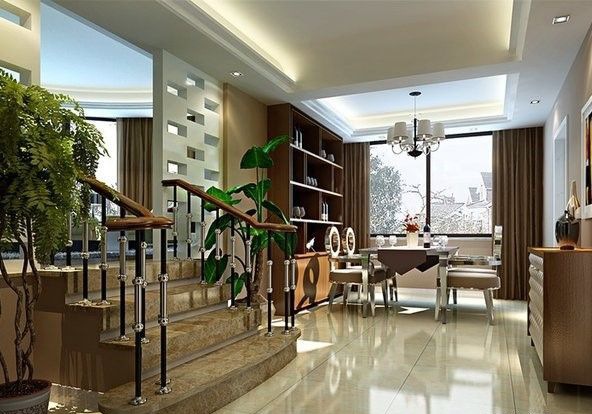 石家庄上起蓝湾装修效果图