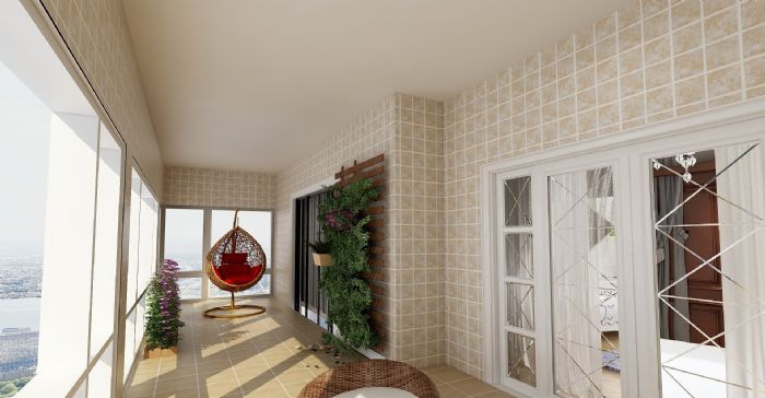 ���ݱ̹�԰��ŷ���װ��Ч��ͼ