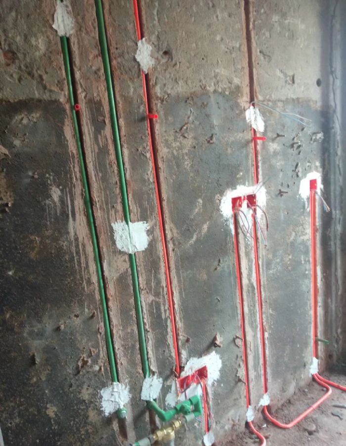 北京昌平区沙河镇南一村小区四单元102水电施工完毕。装修效果图