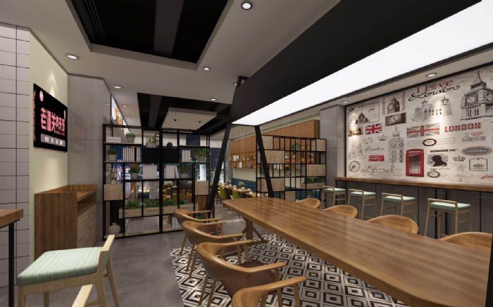 合肥老潼关餐饮店装修效果图