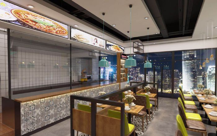 合肥老潼关餐饮店装修效果图