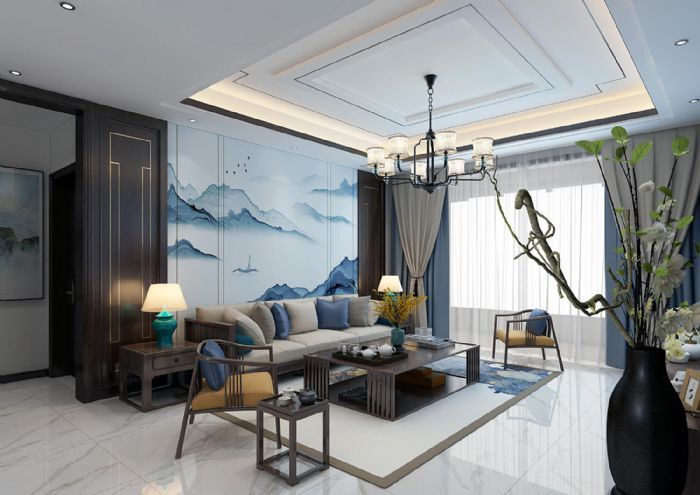 济南龙湖水晶郦城装修效果图