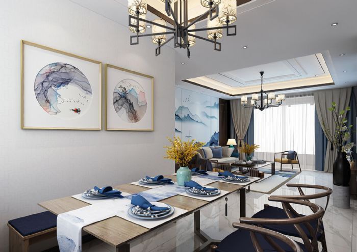 济南龙湖水晶郦城装修效果图