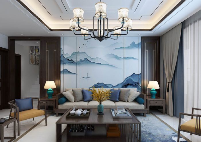 济南龙湖水晶郦城装修效果图